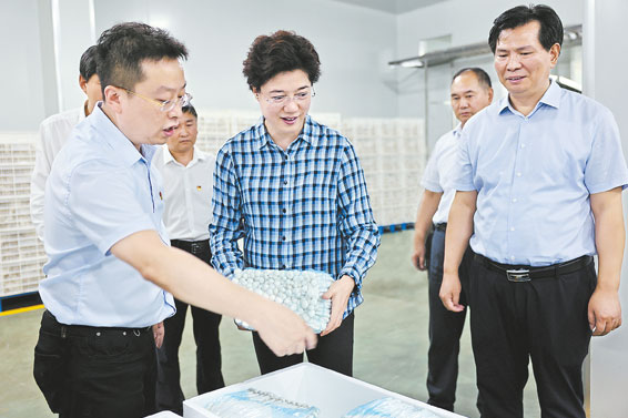 趙璟在山陽(yáng)調(diào)研時(shí)強(qiáng)調(diào):發(fā)展產(chǎn)業(yè)穩(wěn)增收 抓好黨建促振興