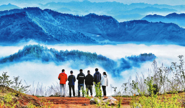 商洛市多個景區進入了最佳云海觀景季